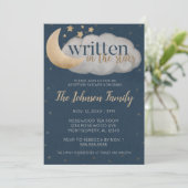 Geschreven in de sterren Schattigee adoptie Baby s Kaart (Staand voorkant)