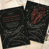 Geschreven in de sterren | Tarot bruiloft uitnodig Kaart