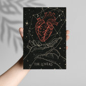 Geschreven in de sterren | Tarot bruiloft uitnodig Kaart