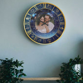 Geschreven in de sterren Voeg je eigen fotowandklo Grote Klok