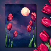 Geschreven in de sterren Volle Maan en Tulpen Brui Save The Date