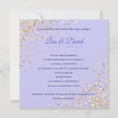 Geschreven in de uitnodigen van het huwelijk en de kaart (Voorkant)