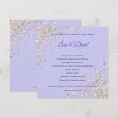 Geschreven in de uitnodigen van het huwelijk en de kaart (Voorkant / Achterkant)