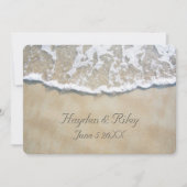 Geschreven in de uitnodiging voor het huwelijk met (Voorkant)