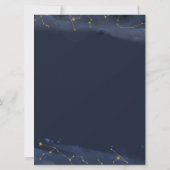 Geschreven in de uitnodiging voor het huwelijk van (Achterkant)