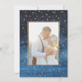 Geschreven in de uitnodiging voor het huwelijk van (Achterkant)