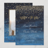 Geschreven in de uitnodiging voor het huwelijk van (Voorkant / Achterkant)