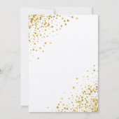 Geschreven in de uitnodiging voor het huwelijk van (Achterkant)