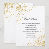 Geschreven in de uitnodiging voor het huwelijk van (Voorkant / Achterkant)