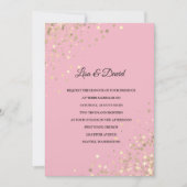 Geschreven in de uitnodiging voor het huwelijk van (Voorkant)