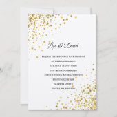 Geschreven in de uitnodiging voor het huwelijk van (Voorkant)