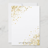 Geschreven in de uitnodiging voor het huwelijk van (Achterkant)