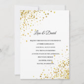 Geschreven in de uitnodiging voor het huwelijk van (Voorkant)