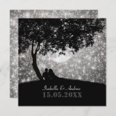 Geschreven in de uitnodiging voor het huwelijk van (Voorkant / Achterkant)