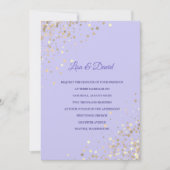 Geschreven in de uitnodiging voor het huwelijk van (Voorkant)