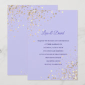 Geschreven in de uitnodiging voor het huwelijk van (Voorkant / Achterkant)