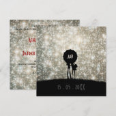 Geschreven in de uitnodiging voor het huwelijk van (Voorkant / Achterkant)