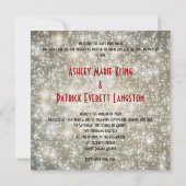 Geschreven in de uitnodiging voor het huwelijk van (Achterkant)