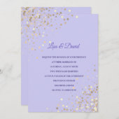 Geschreven in de uitnodiging voor het huwelijk van (Voorkant / Achterkant)