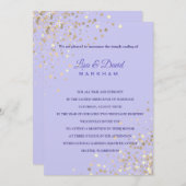 Geschreven in de uitnodiging voor het ontvangen va (Voorkant / Achterkant)