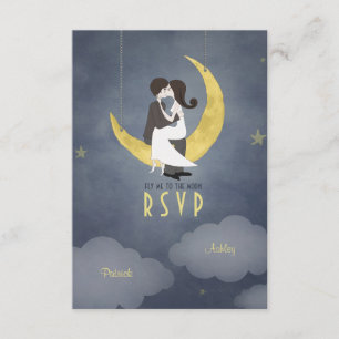 Geschreven in de uitnodiging voor RSVP-weddenschap