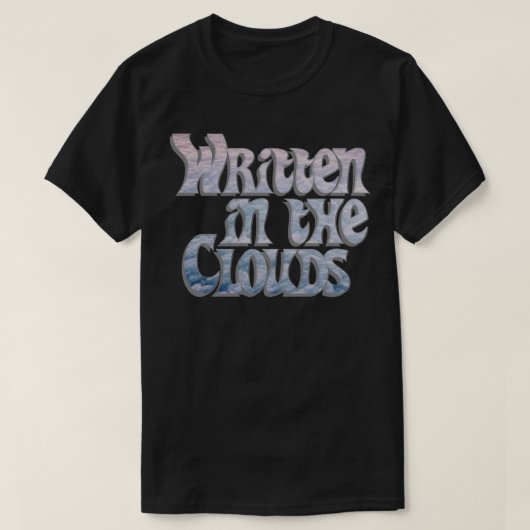 Geschreven in de Wolken T-shirt (Design voorkant)