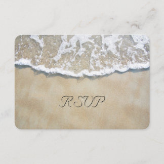 Geschreven in de Zand Beach Wedding RSVP