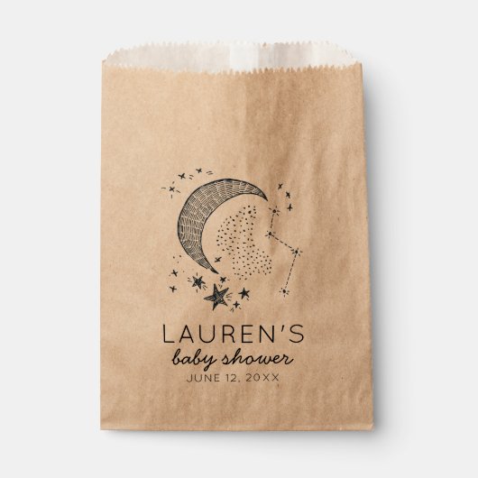 Geschreven in het Stars Couples' Baby shower Bedankzakje (Voorkant)