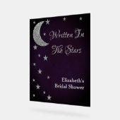 Geschreven in het Stars Vrijgezellenfeest Acryl Bord (Hoek)