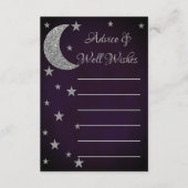 Geschreven in het Stars Vrijgezellenfeest Advieskaart (Voorkant)