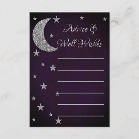 Geschreven in het Stars Vrijgezellenfeest Advieskaart (Voorkant)