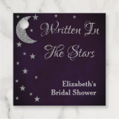 Geschreven in het Stars Vrijgezellenfeest Bedankjes Labels (Voorkant)