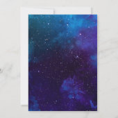 Geschreven in het Stars Vrijgezellenfeest Kaart (Achterkant)