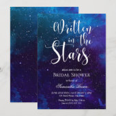 Geschreven in het Stars Vrijgezellenfeest Kaart (Voorkant / Achterkant)