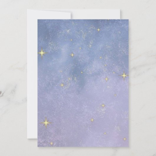 Geschreven in het Stars Vrijgezellenfeest Kaart (Achterkant)