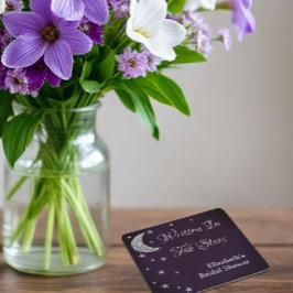 Geschreven in het Stars Vrijgezellenfeest Kartonnen Onderzetters