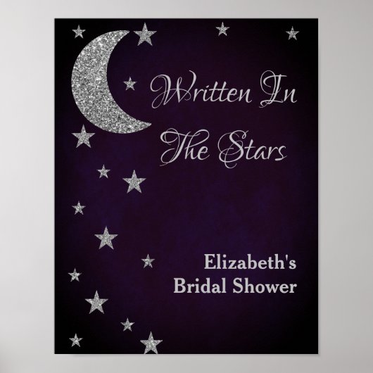 Geschreven in het Stars Vrijgezellenfeest Poster (Voorkant)