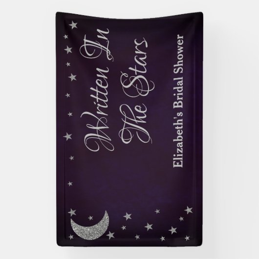 Geschreven in het Stars Vrijgezellenfeest Spandoek (Verticaal)