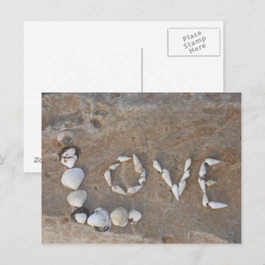 Geschreven in Liefde Briefkaart (Voorkant / Achterkant)