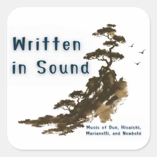 Geschreven in Sound Sticker (Voorkant)
