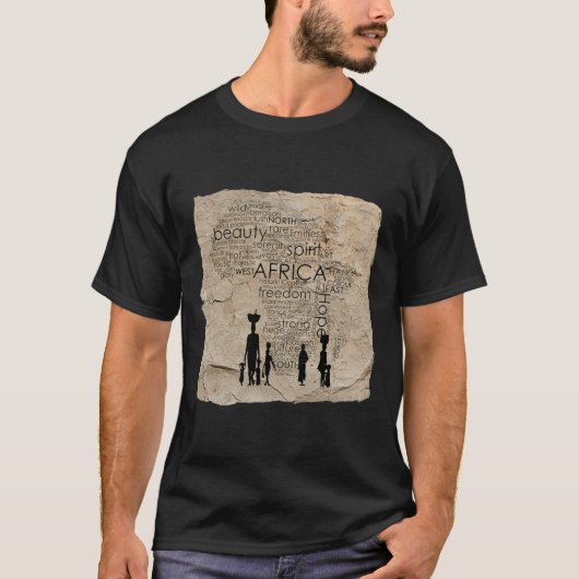 Geschreven in steen t-shirt (Voorkant)