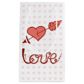 geschreven liefde klein cadeauzakje (Voorkant)