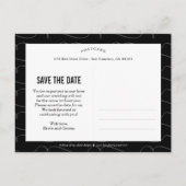 Geschreven met liefde Save the Date Briefkaart (Achterkant)