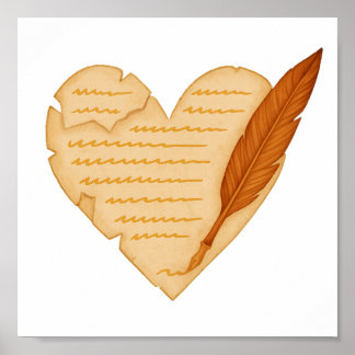 Geschreven over je hele hart poster