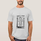 Geschreven Quotes 4 (Aristoteles) - Een MisterP Sh T-shirt (Voorkant)