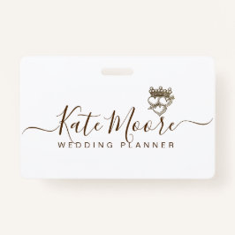 Geschreven Wedding Event Planner Triple Hearts Cro Badge