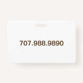 Geschreven Wedding Event Planner Triple Hearts Cro Badge (Achterkant)