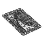 GESCHREVEN WEEPENDE VALENTIJN, GOTHIC VOOR METERE  MAGNEET (Rechterzijde)