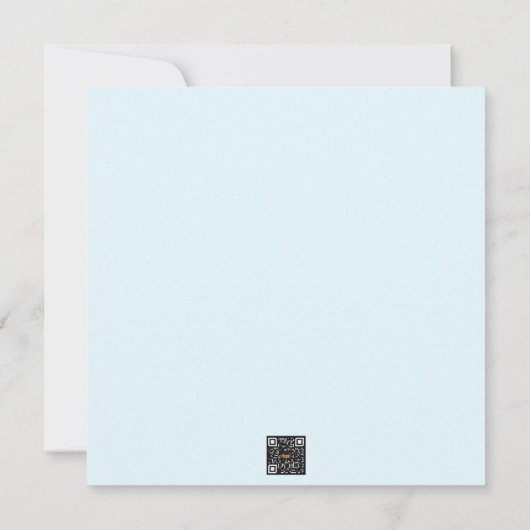 Geschrift Baby Boy Aankondiging Kaart Dit Kind 2 (Achterkant)