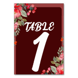 Geschrift Bruiloft Zittafel Nummer Kaart